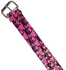 PINK SKULL CONICAL STUD